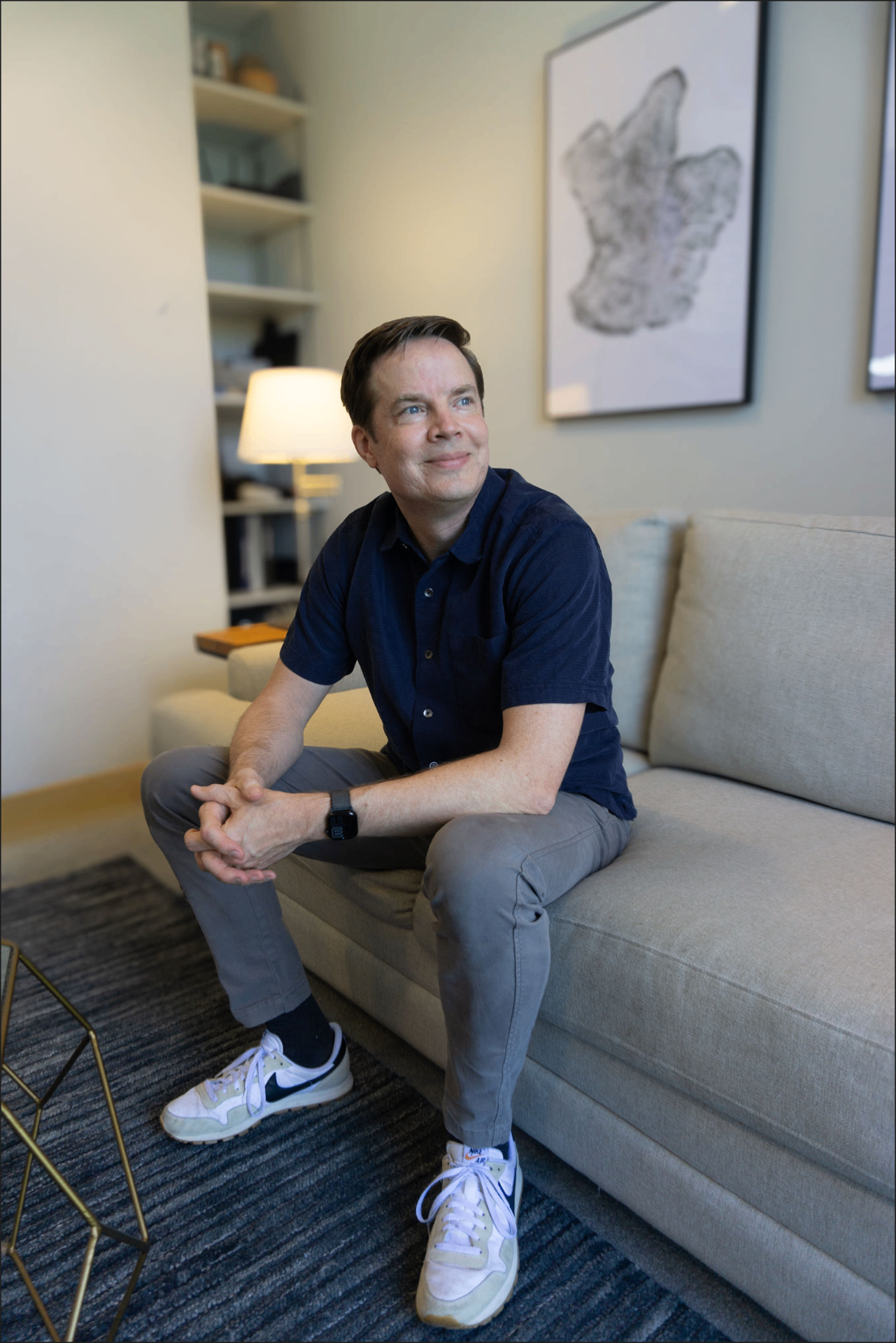 Dr. Tim Peterson in a warm office setting.